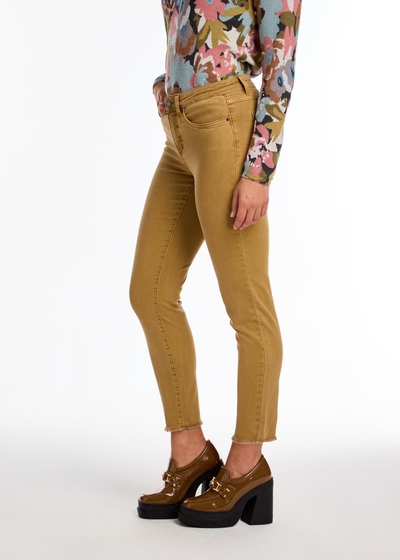 Olivia Slim Ankle Euro Twill French Dressing Jeans