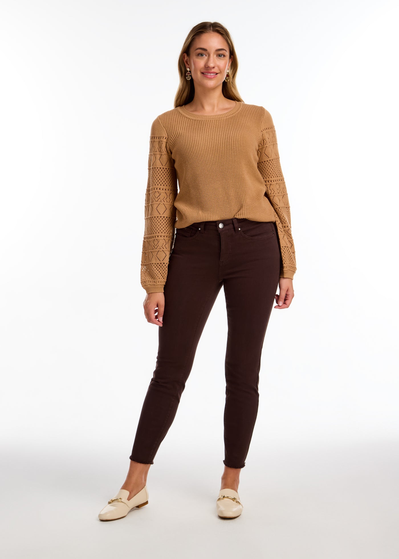 Olivia Slim Ankle Euro Twill French Dressing Jeans