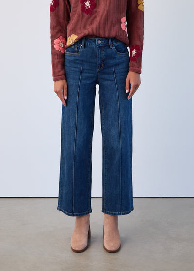 Olivia Wide Ankle French Dressing Jeans
