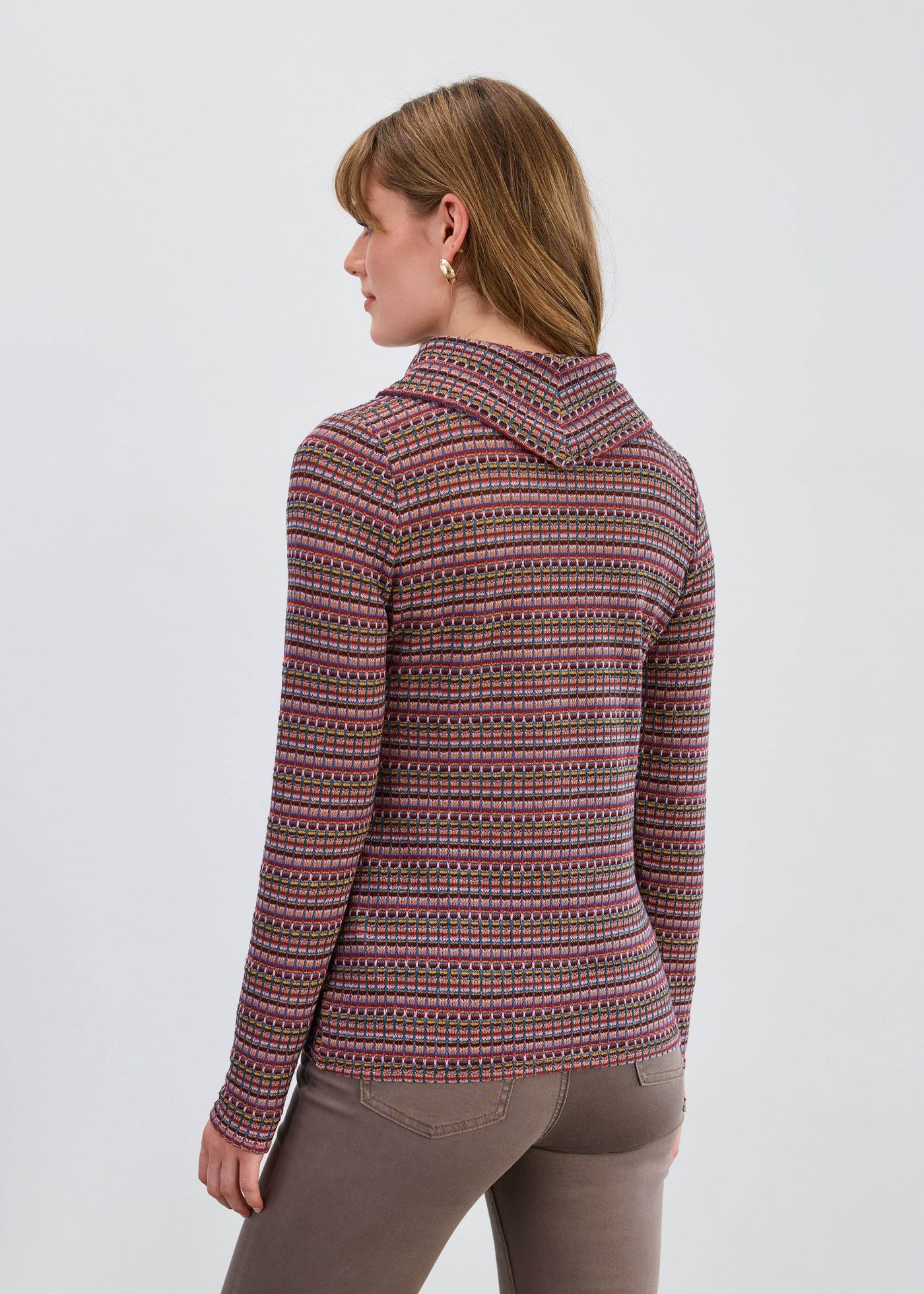 Long Sleeve Cowl Neck Top - Dream Pants