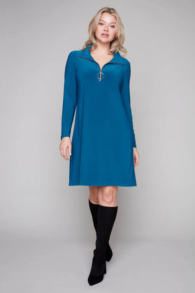 Long Sleeve Zip Dress - Dream Pants