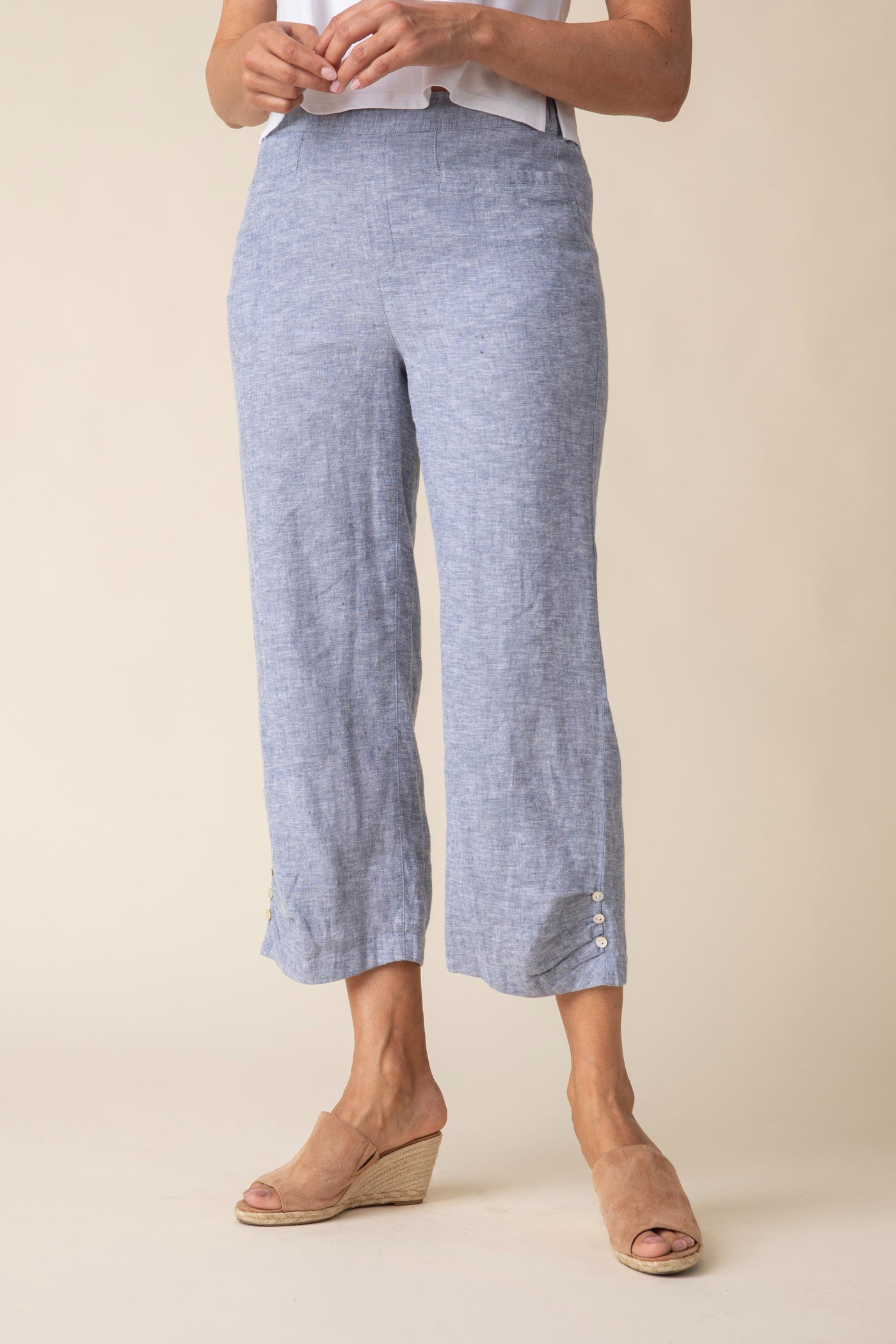 Pleat Button Capri Habitat