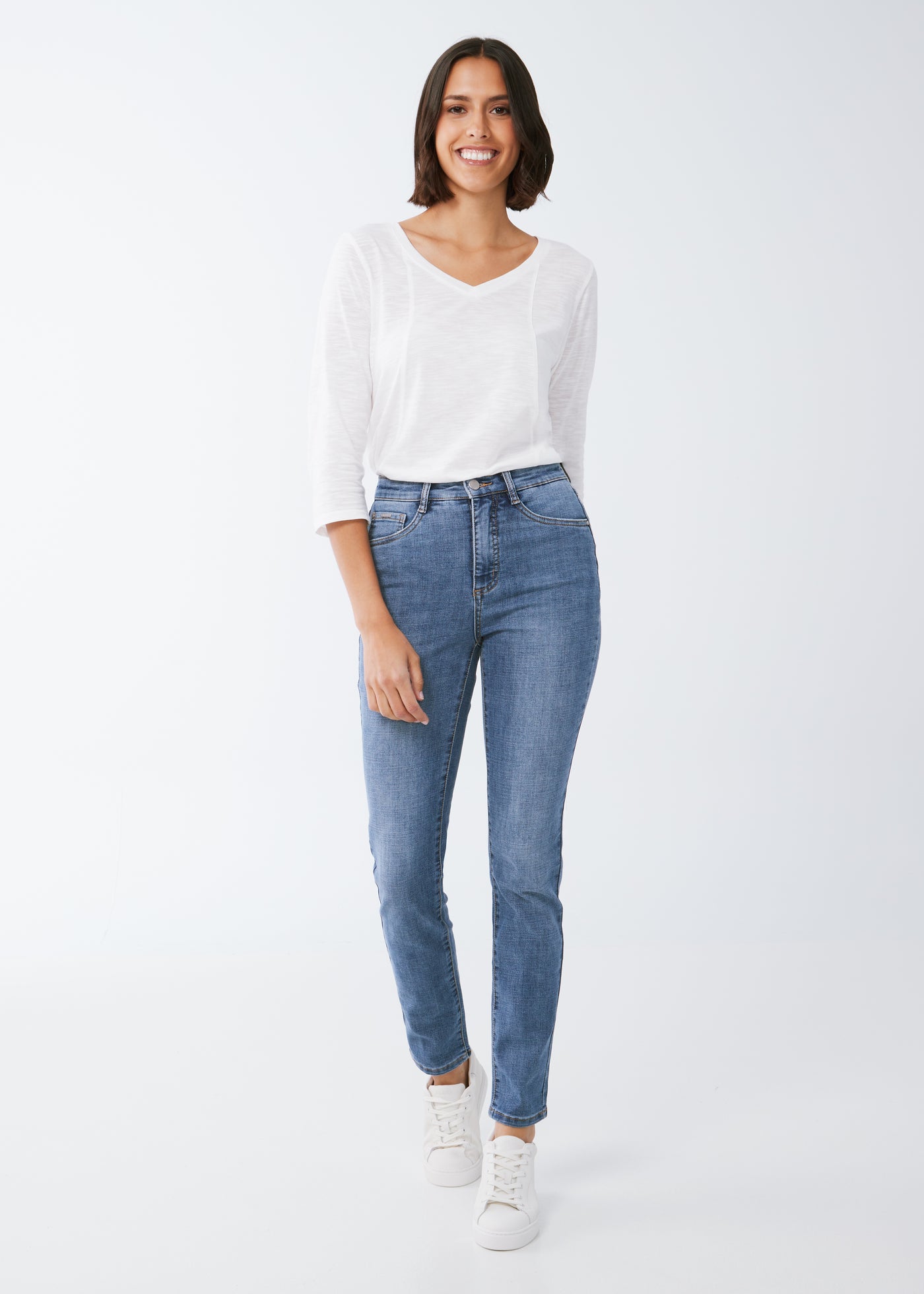 Suzanne Pencil Leg French Dressing Jeans