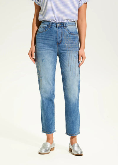 Suzanne Straight Ankle Denim French Dressing Jeans