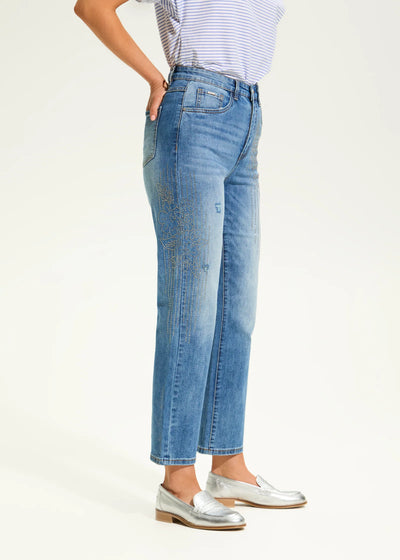 Suzanne Straight Ankle Denim French Dressing Jeans