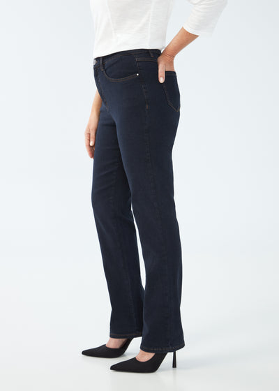 Petite Peggy Straight Leg French Dressing Jeans