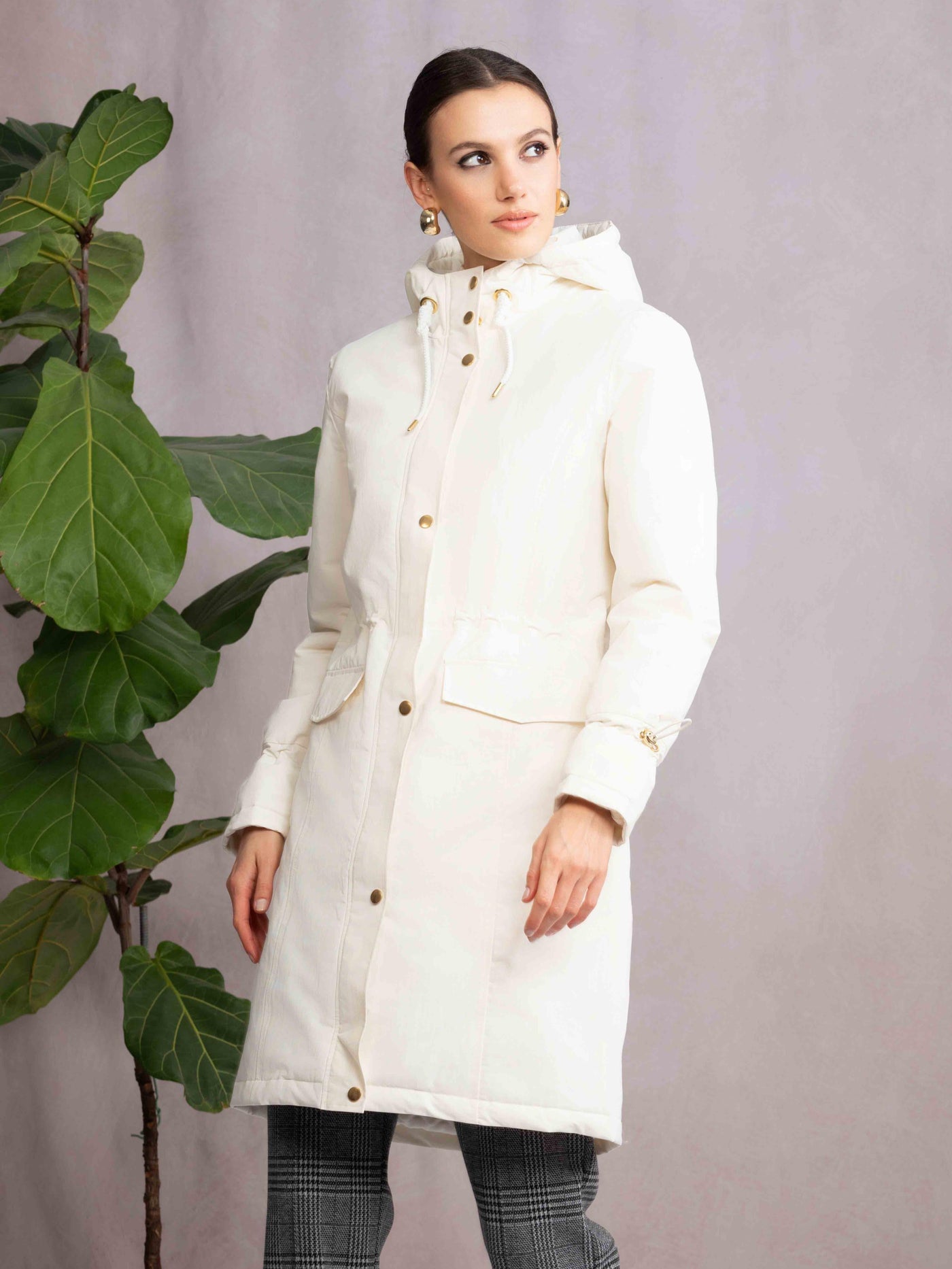 Hooded Rain Coat Alison Sheri