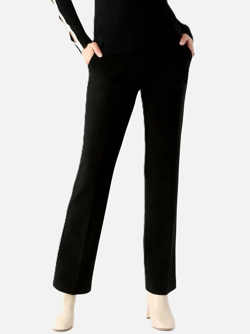 Jolie Crepe 30" Wide Leg Pant With Pockets Lisette L
