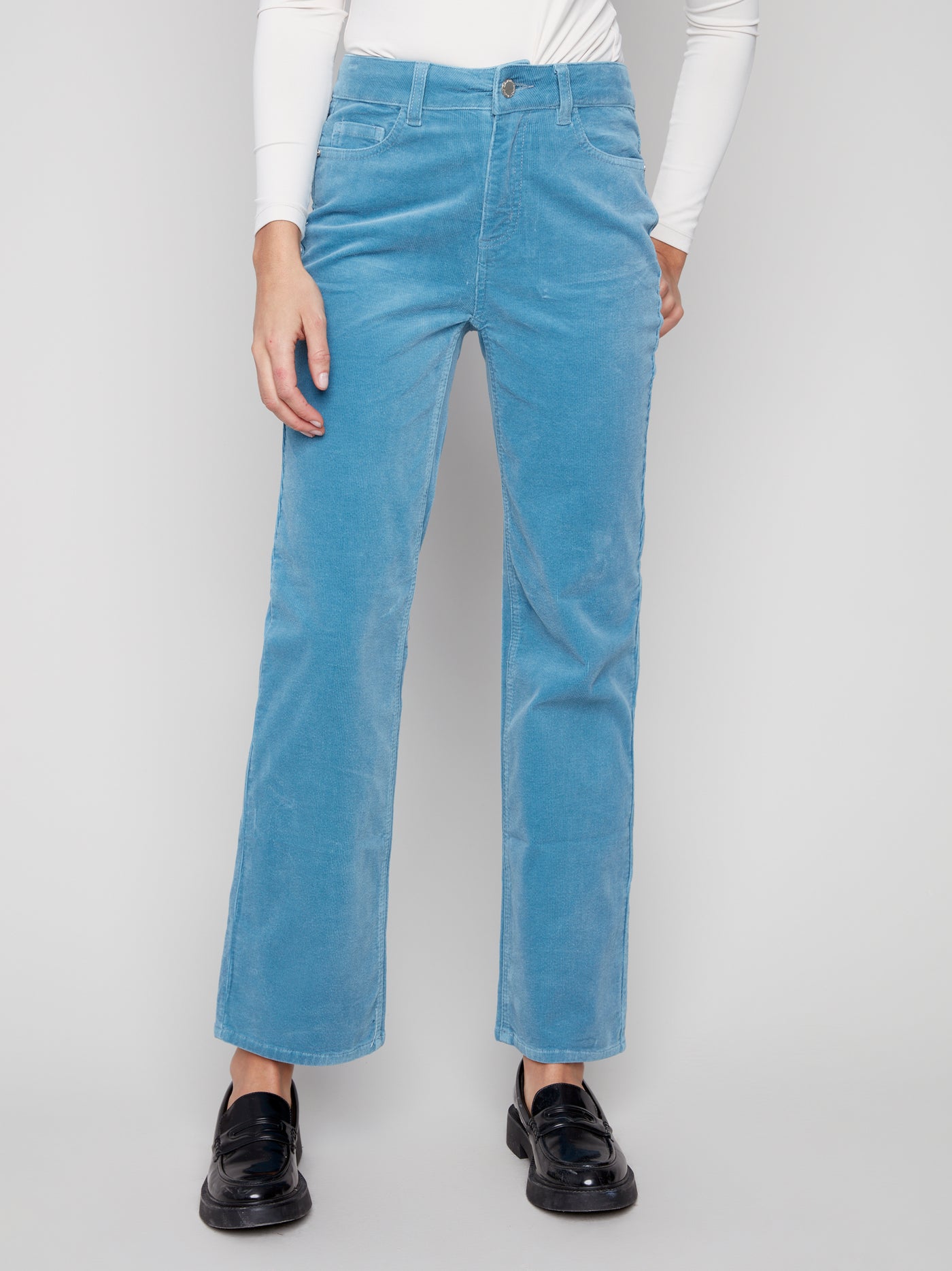 Straight Leg Corduroy Pants Charlie B