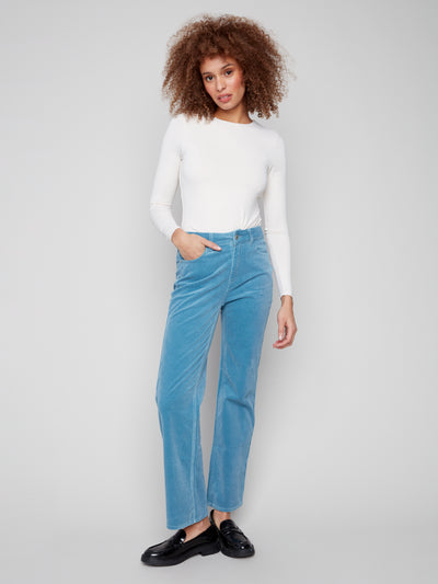 Straight Leg Corduroy Pants Charlie B