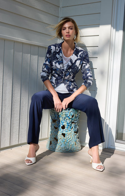 Midnight Split-Hem Pants Frank Lyman