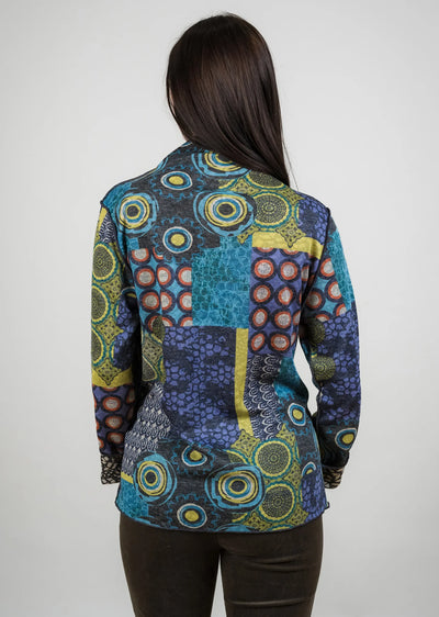 Reversible Mock Neck Sweater Trisha Tyler