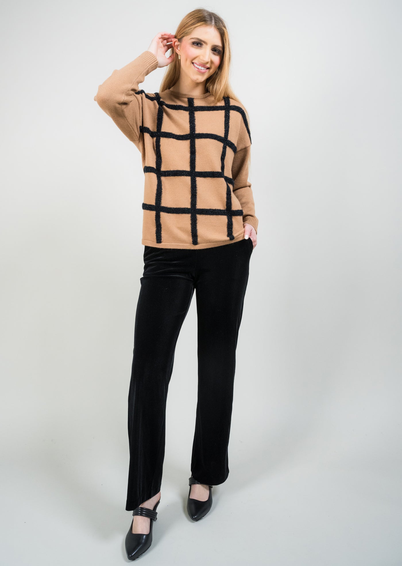 Vixen Velvet 30" Wide Leg With Pockets Lisette L