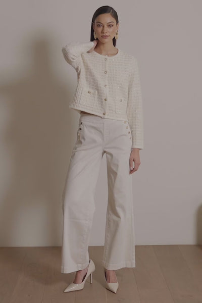 Classic Wide Leg Pull-On Jeans