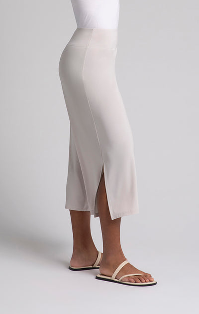 Sympli Side Slit Wide Capri 