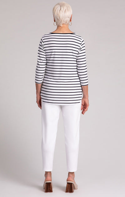 Stripe Go To Classic T Relax, 3/4 Sleeves Sympli