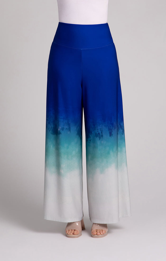 Trumpet Pants, Placement Print Sympli