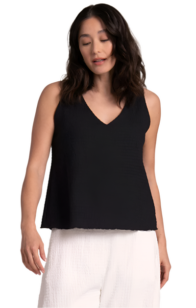 Pop V-Neck Tank, Lined Sympli