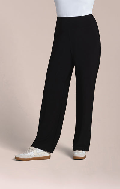 Straight Leg Pant with Yoke Waistband Sympli