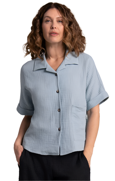 Breeze Half Sleeve Bolero Shirt Sympli