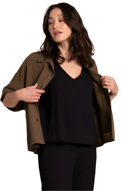 Breeze Half Sleeve Bolero Shirt Sympli