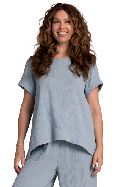 Breeze Button Back Top Sympli