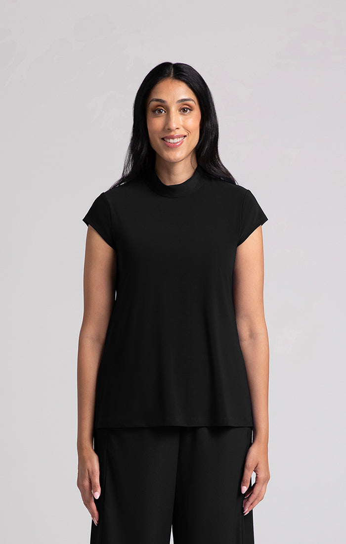 Sympli Mock Neck Top Relax 