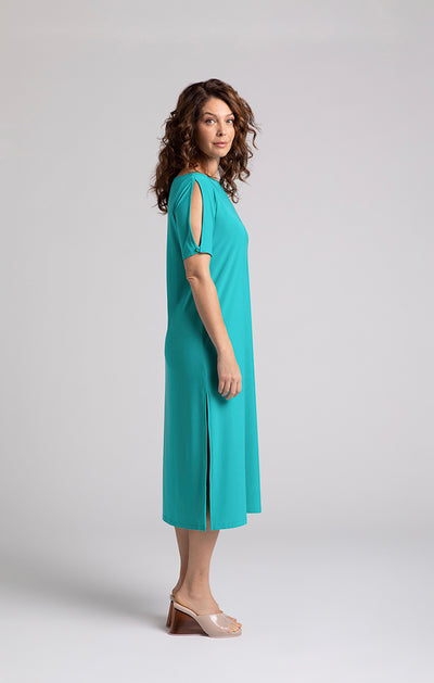 Sympli Boat Neck T-Shirt Dress 