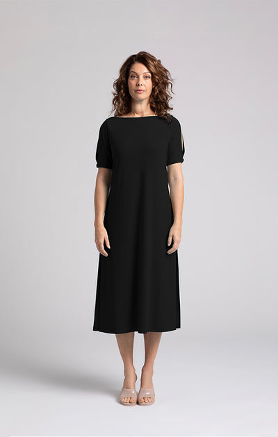 Sympli Boat Neck T-Shirt Dress 