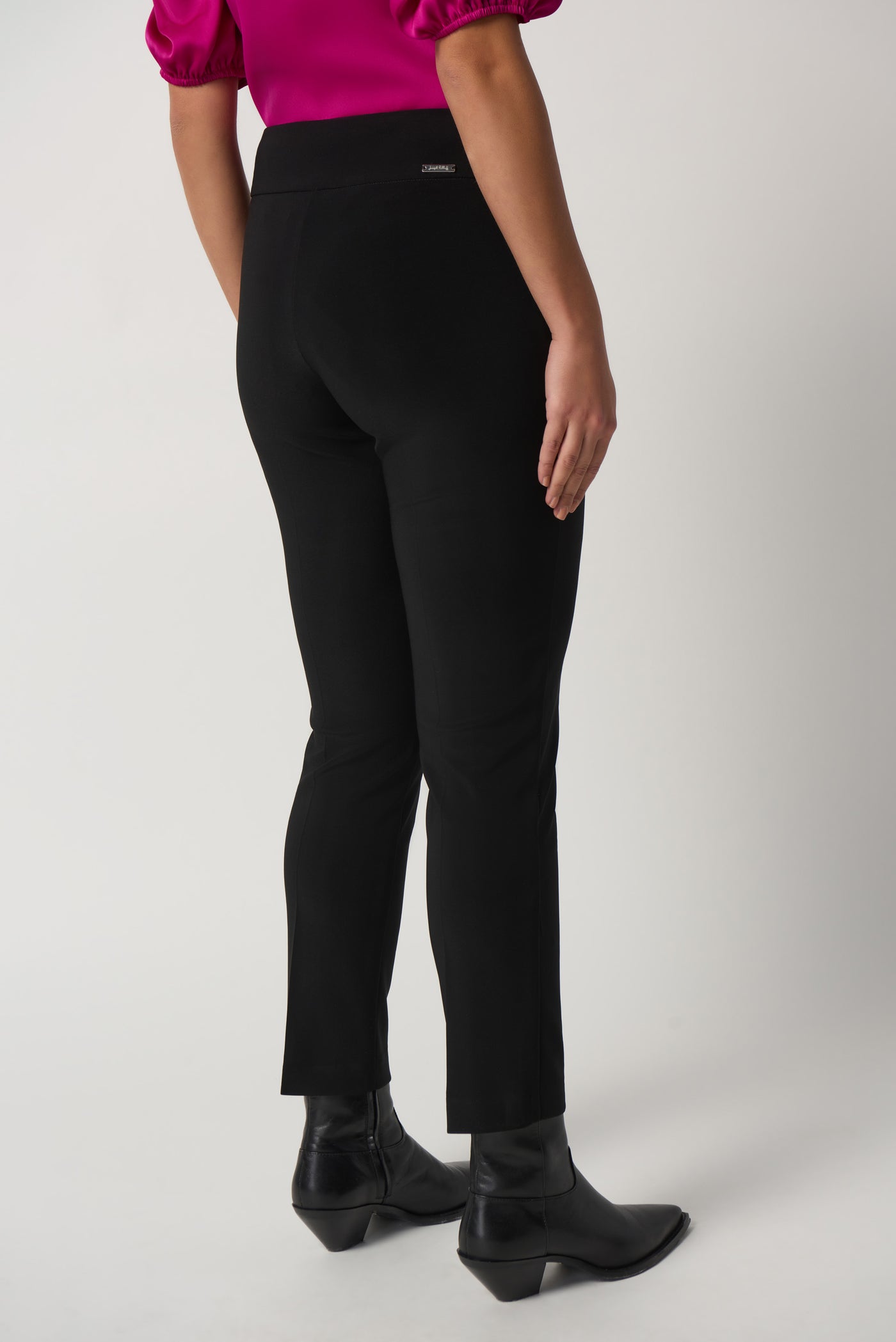 Joseph Ribkoff Bonded Silk Straight-Leg Pants 