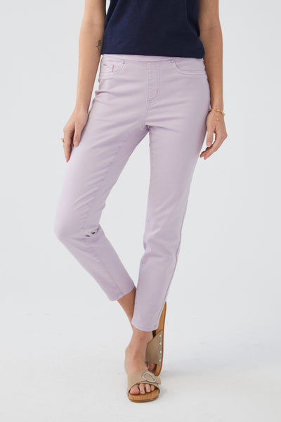 French Dressing Jeans Pull-On Slim Ankle in Euro Twill 